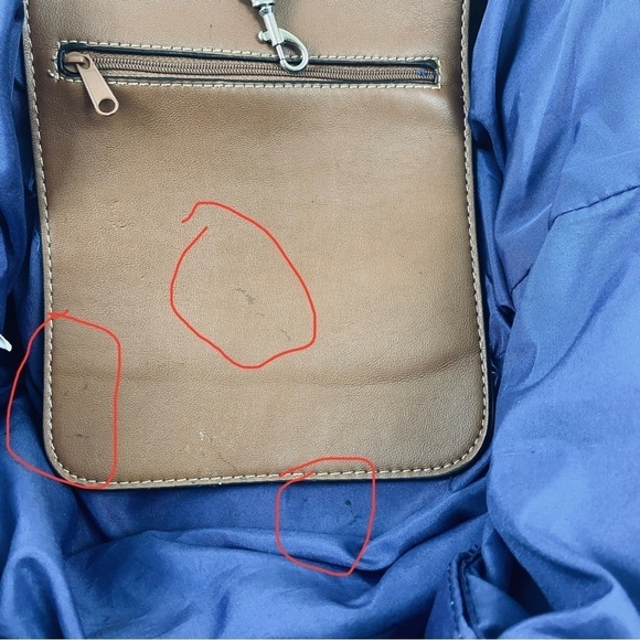 Lily Bloom Tote Shoulder Bag Large Cotton Canvas Floral Footed Vegan Leather - Picture 12 of 14